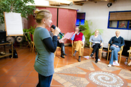 Vorbereitung für Hörbuchsprecherinnen